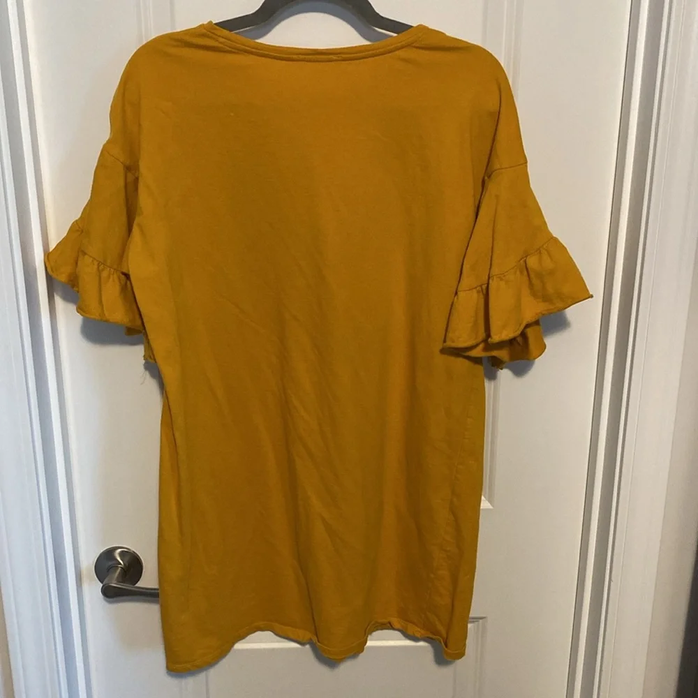 Zara Ruffle Sleeved Tunic - Picture 4 of 6